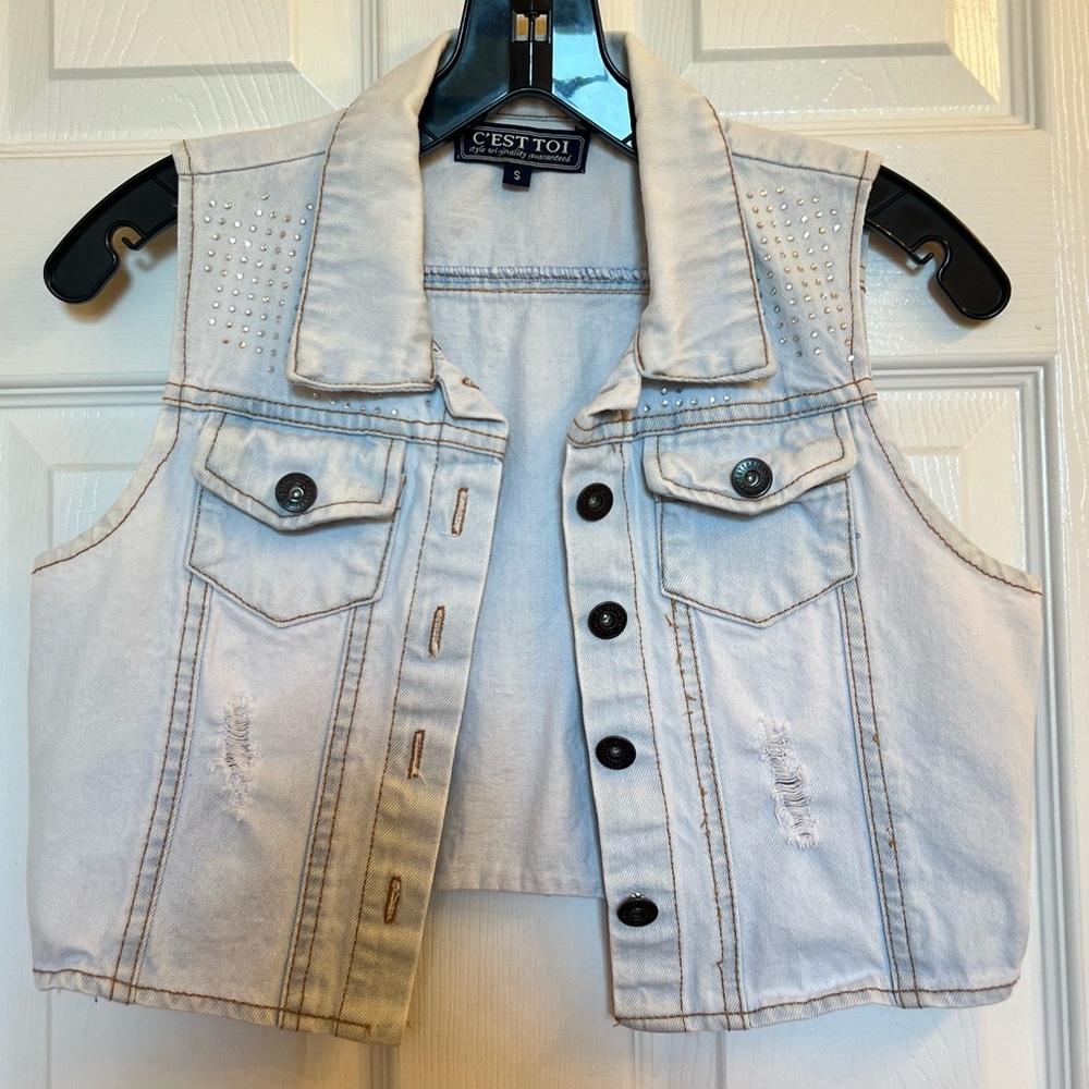 C’EST TOI DENIM VEST
